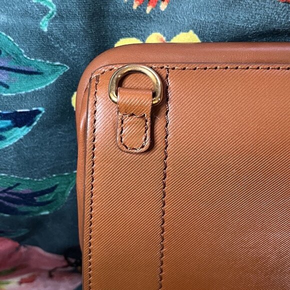 BURBERRY PORTFOLIO CASE W GOLD HARDWARE Doctor Bag DK88 - Leather - Brown - Picture 15 of 16